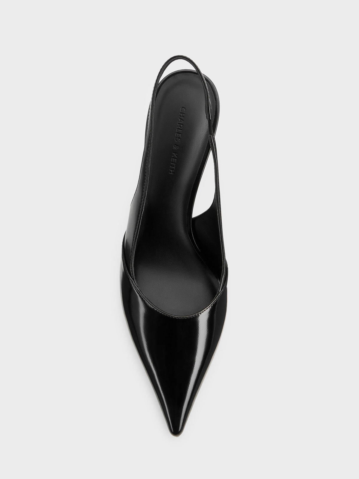 Taylen Slingback Pumps - Black Box | CHARLES & KEITH