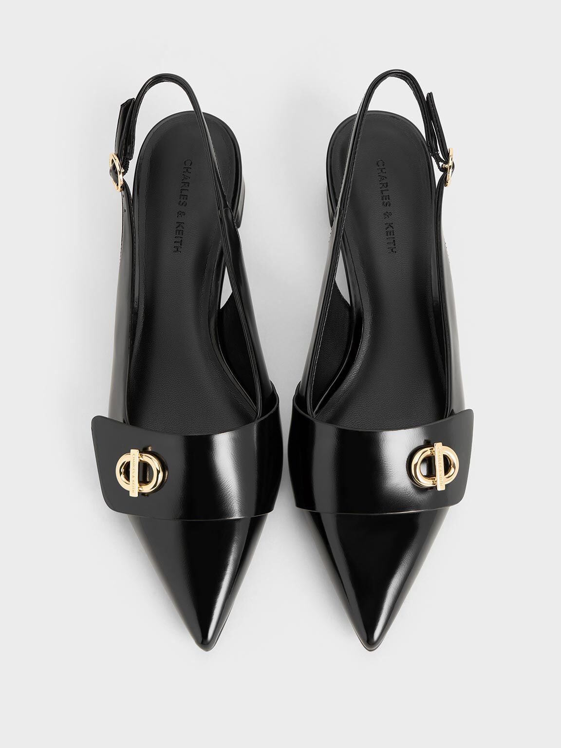 Marley Slingback Pumps - Black Box | CHARLES & KEITH