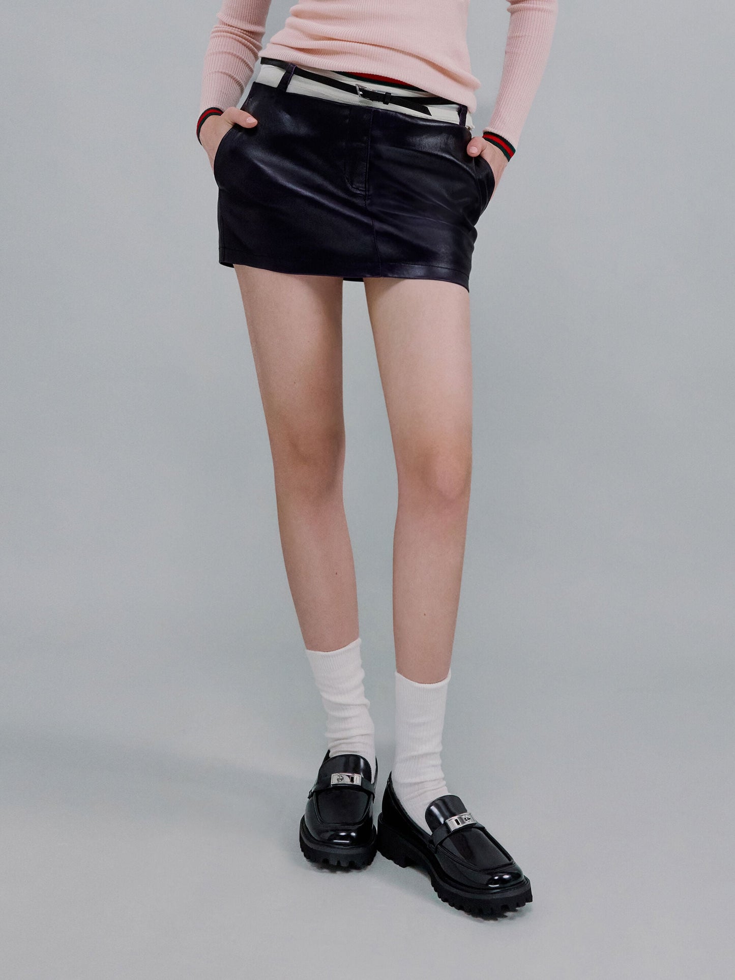 Lando Platform Loafers - Black Box | CHARLES & KEITH