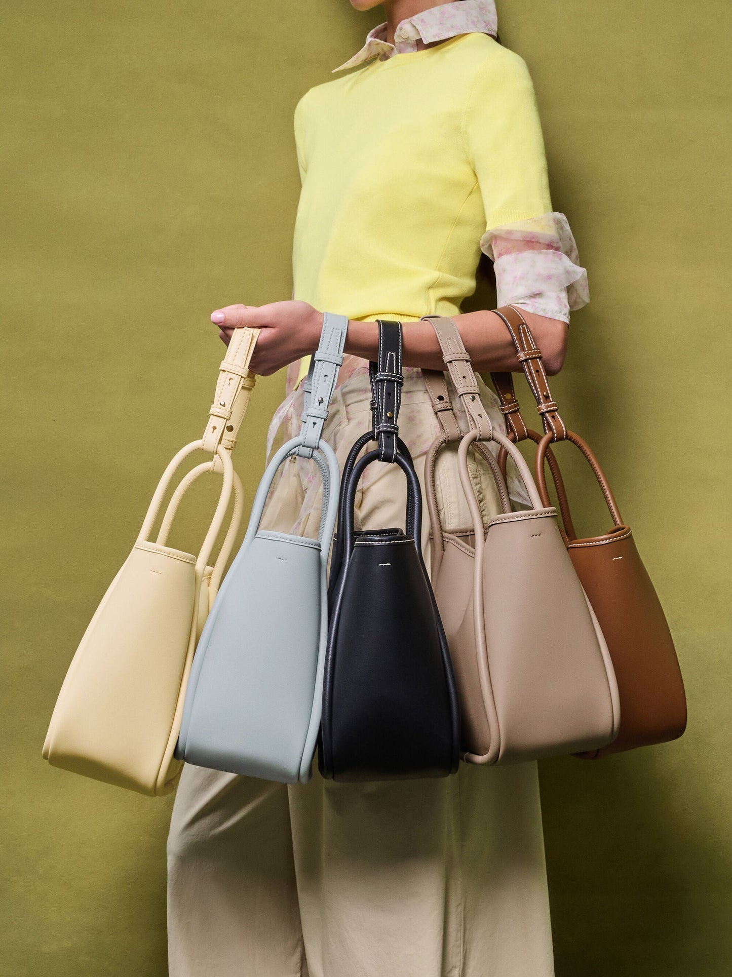Mini Lyla Tubular Tote Bag - Taupe | CHARLES & KEITH