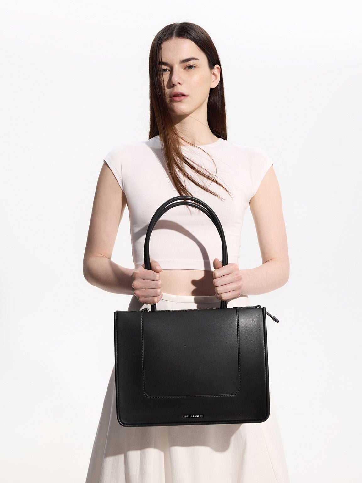 Daylla Tote Bag - Noir | CHARLES & KEITH