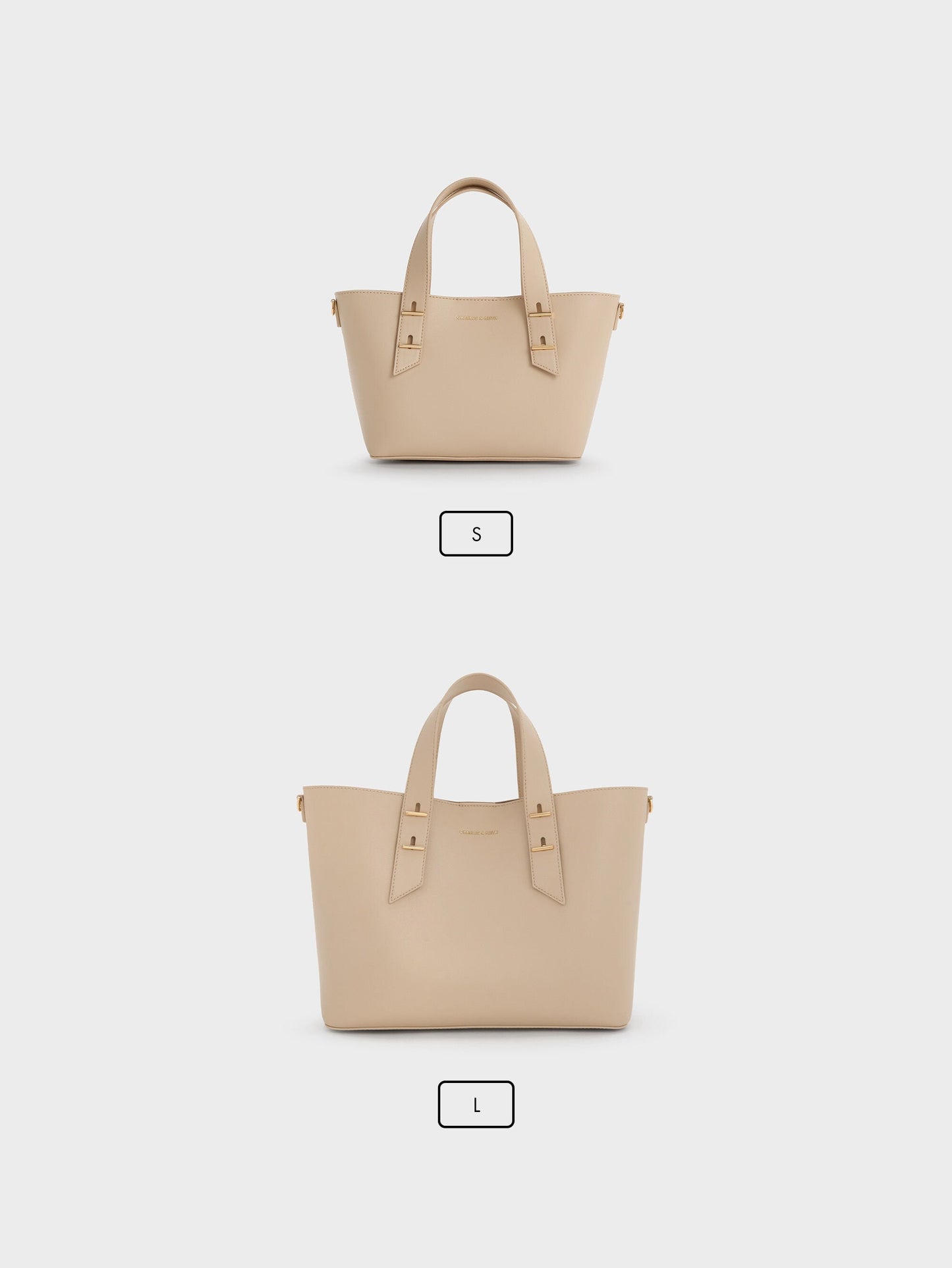 Mini Shania Tote Bag - Dusted Oat | CHARLES & KEITH