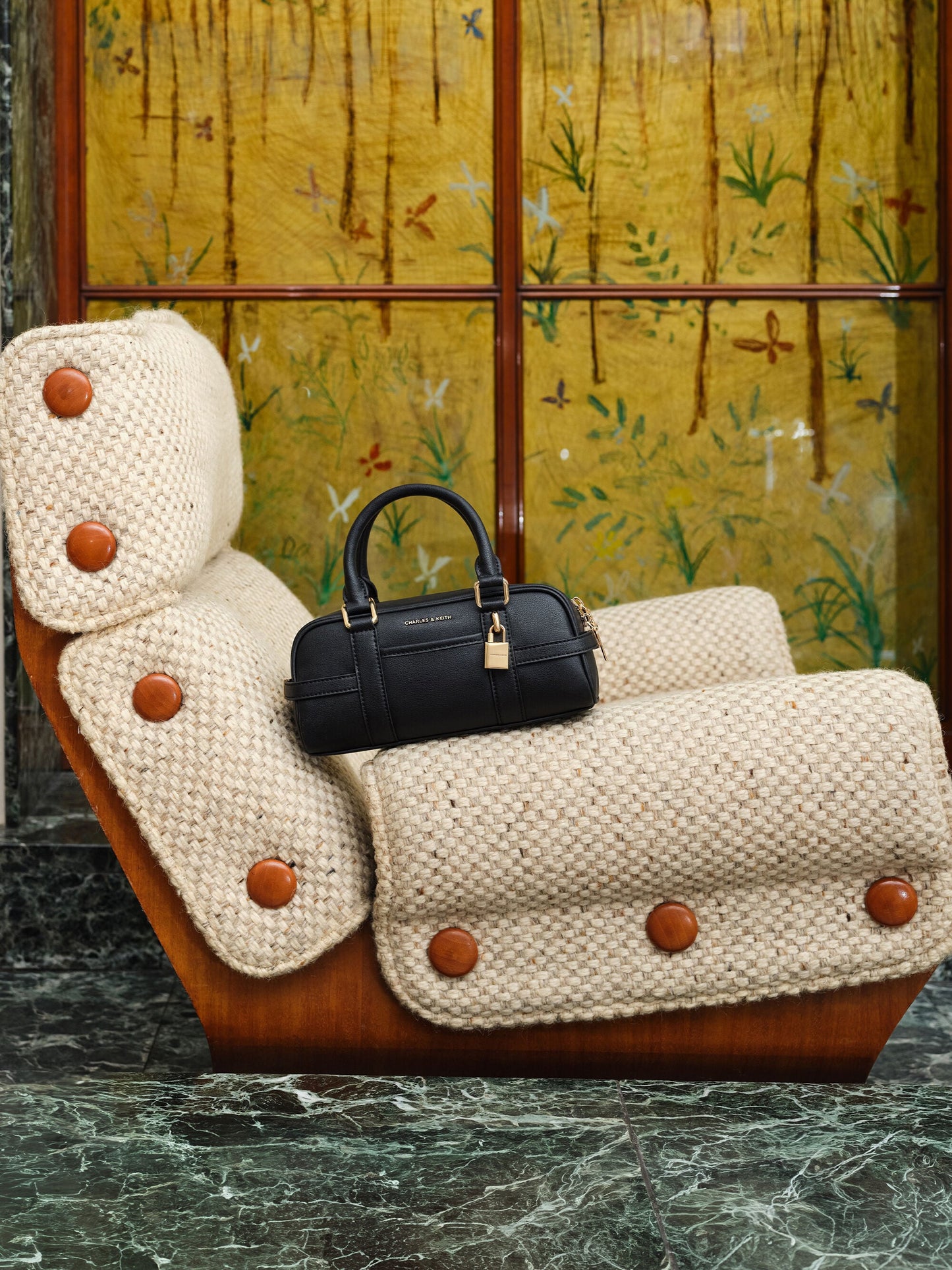 Scottie Bowling Bag - Black | CHARLES & KEITH
