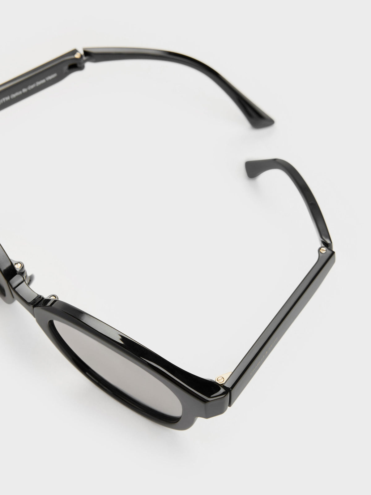 Brea Round Sunglasses - Black | CHARLES & KEITH