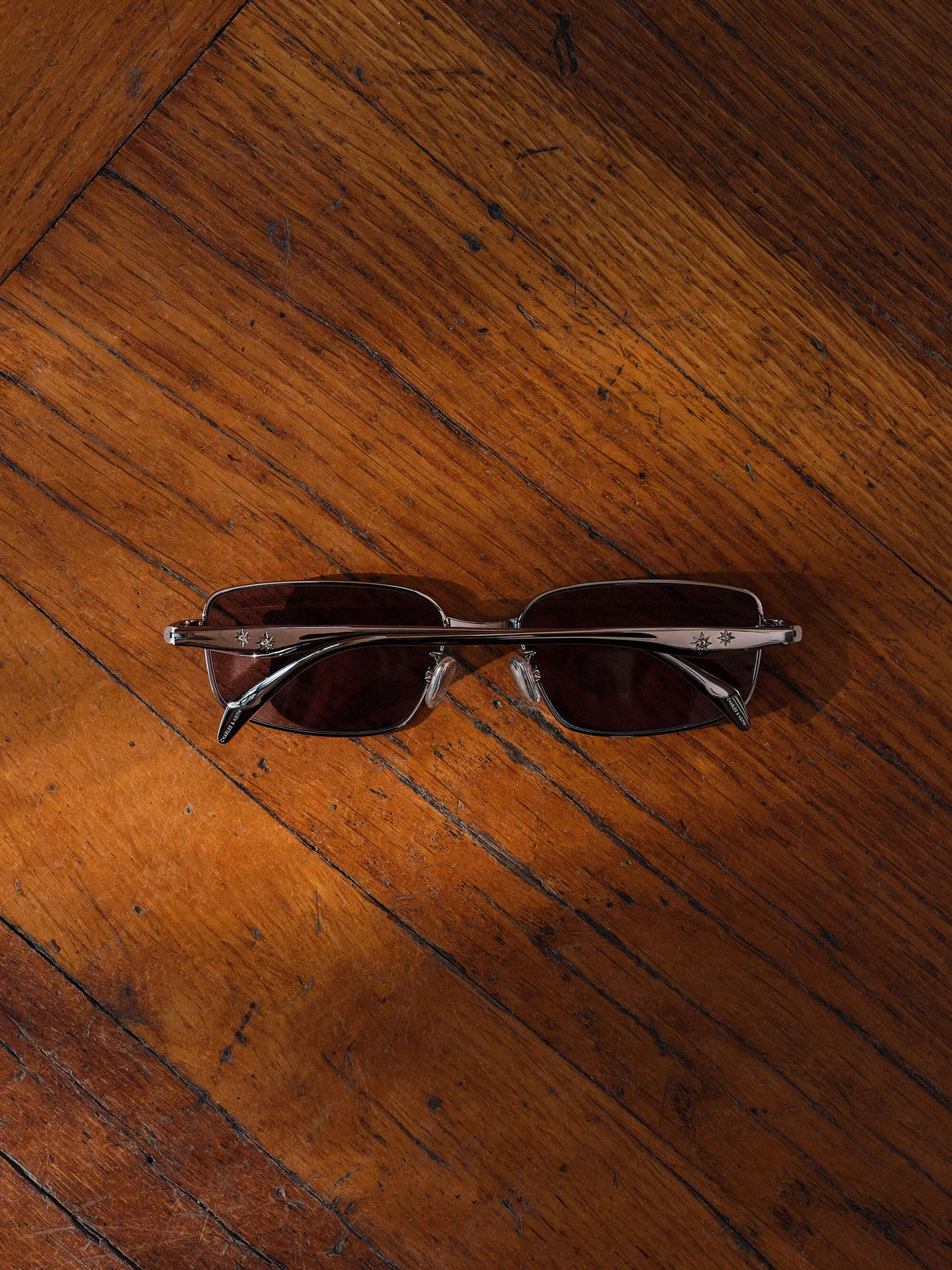 Celestia Rectangular Sunglasses - Silver | CHARLES & KEITH