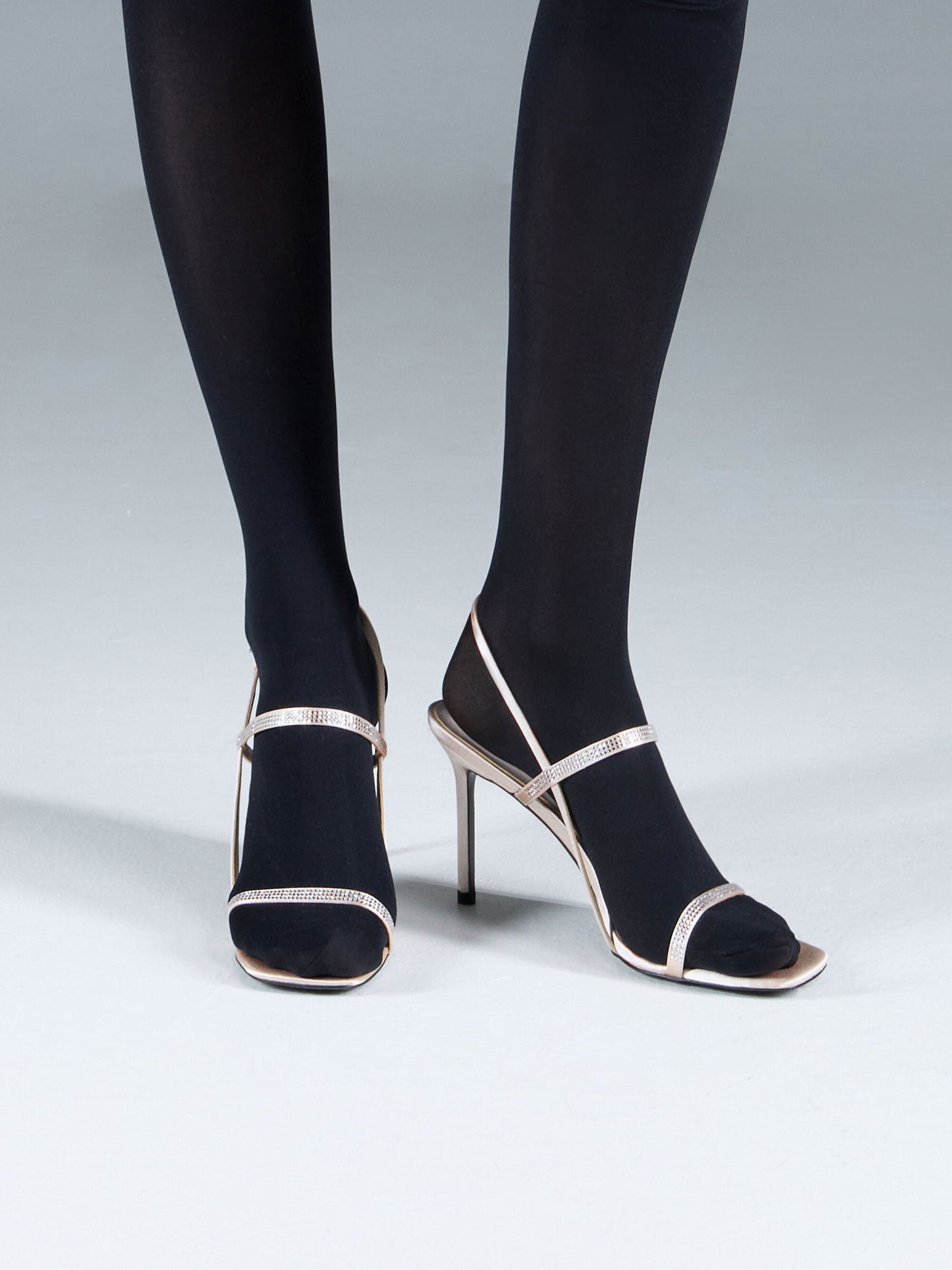 Arona Satin Crystal Stiletto Sandals - Nude | CHARLES & KEITH