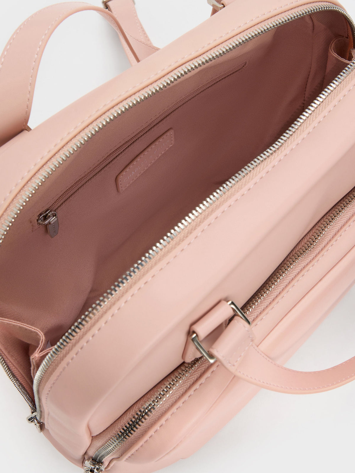 Nelly Boxy Backpack - Light Pink | CHARLES & KEITH