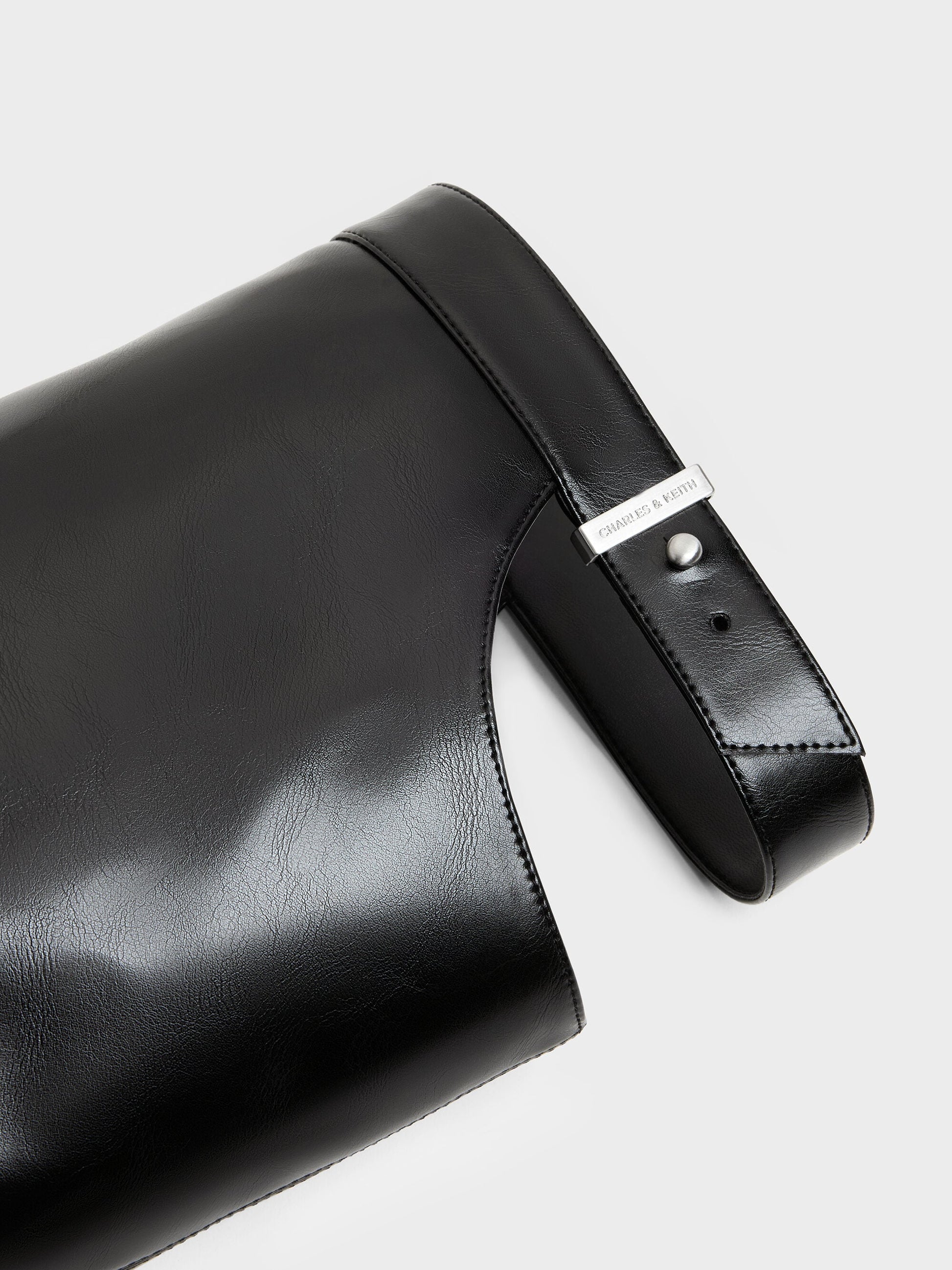 Cut-Out Stiletto Knee-High Boots - Black | CHARLES & KEITH