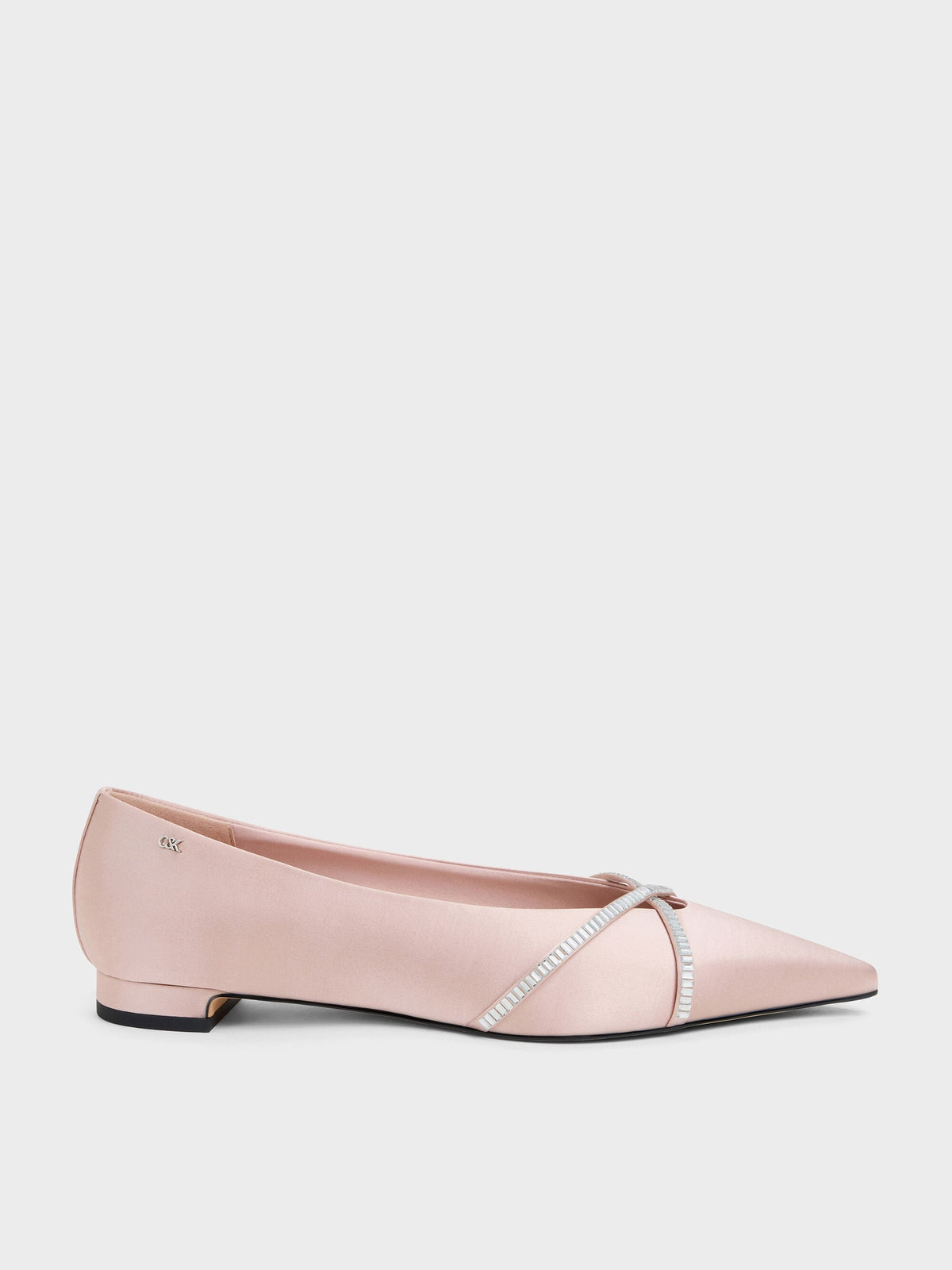 Gem Crossover Ballet Flats - Pink | CHARLES & KEITH