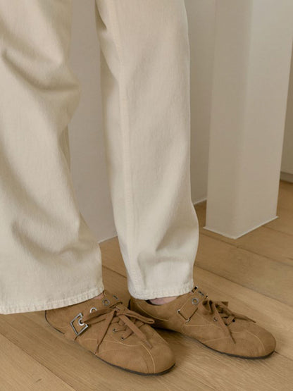 Jollie Grommet Mary Jane Sneakers - Sand | CHARLES & KEITH