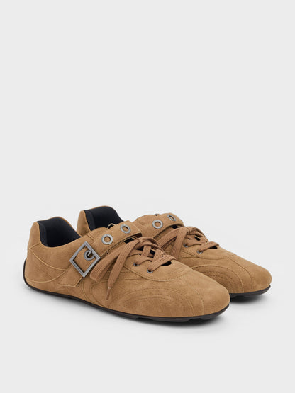 Jollie Grommet Mary Jane Sneakers - Sand | CHARLES & KEITH