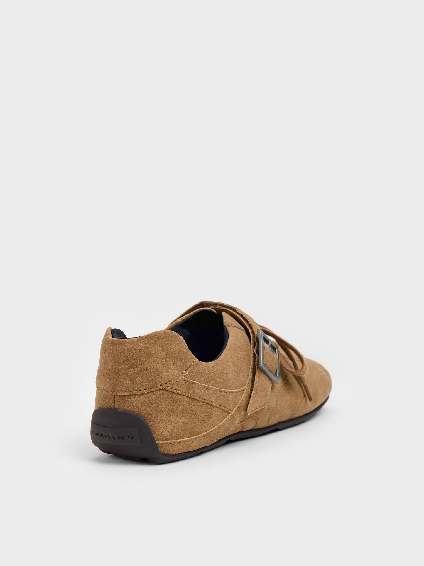 Jollie Grommet Mary Jane Sneakers - Sand | CHARLES & KEITH
