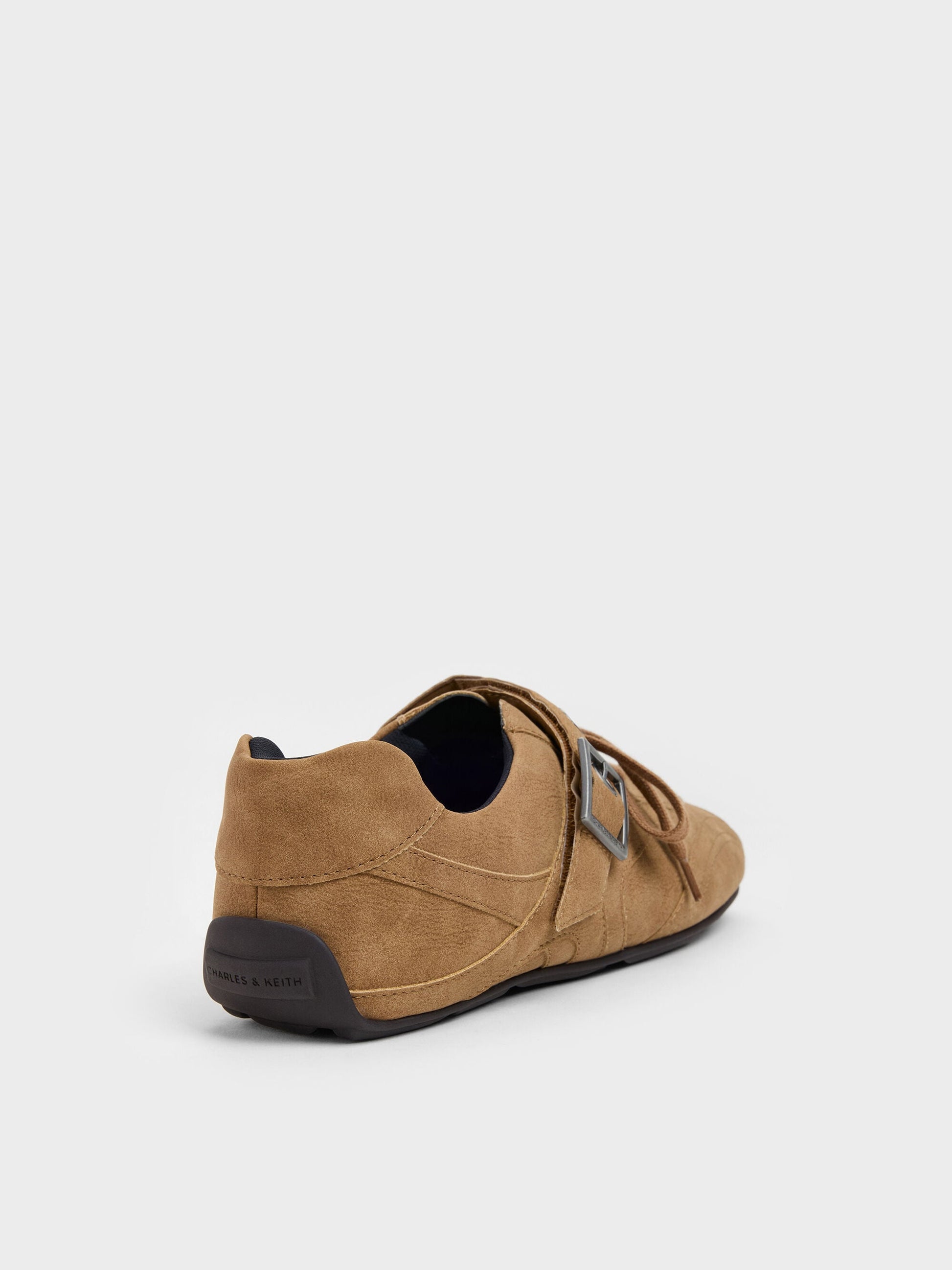 Jollie Grommet Mary Jane Sneakers - Sand | CHARLES & KEITH