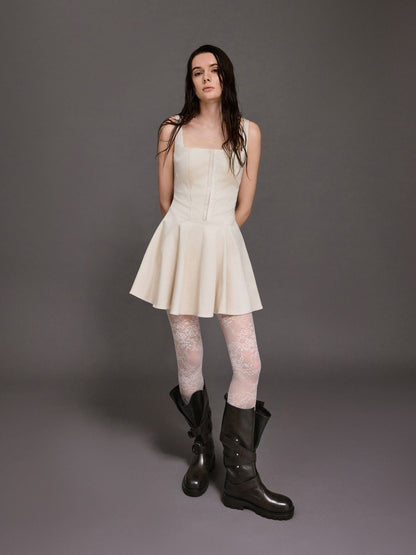 Double-Strap Knee-High Boots - Dark Brown | CHARLES & KEITH