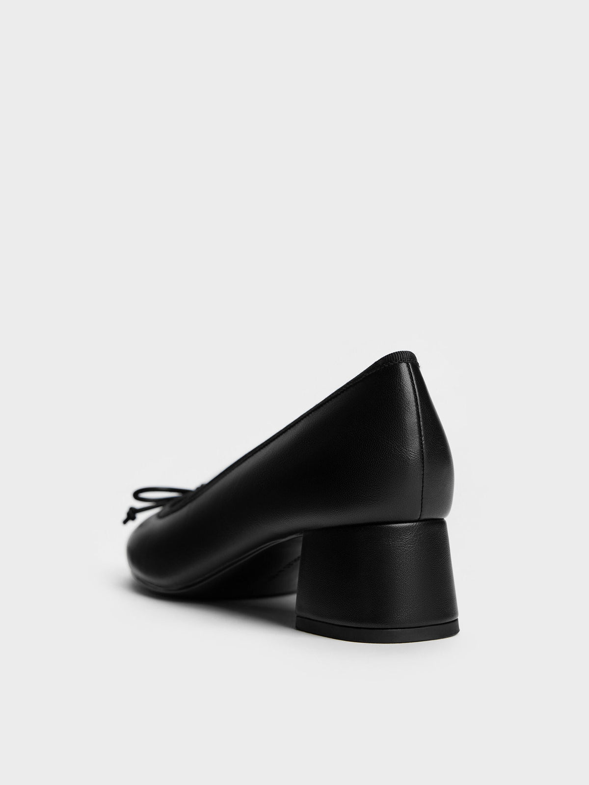 Bow Ballet Pumps - Black | CHARLES & KEITH
