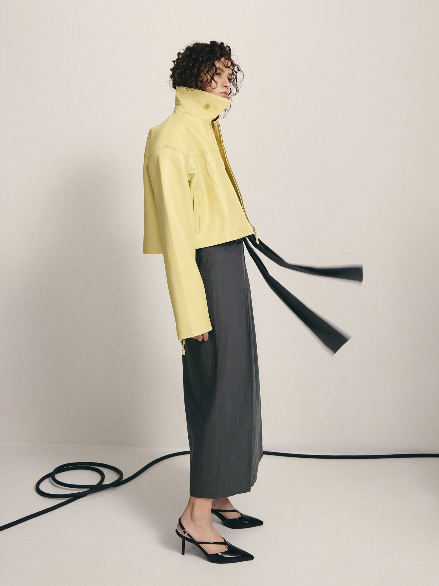 V-Strap Slingback Pumps - Black Box | CHARLES & KEITH