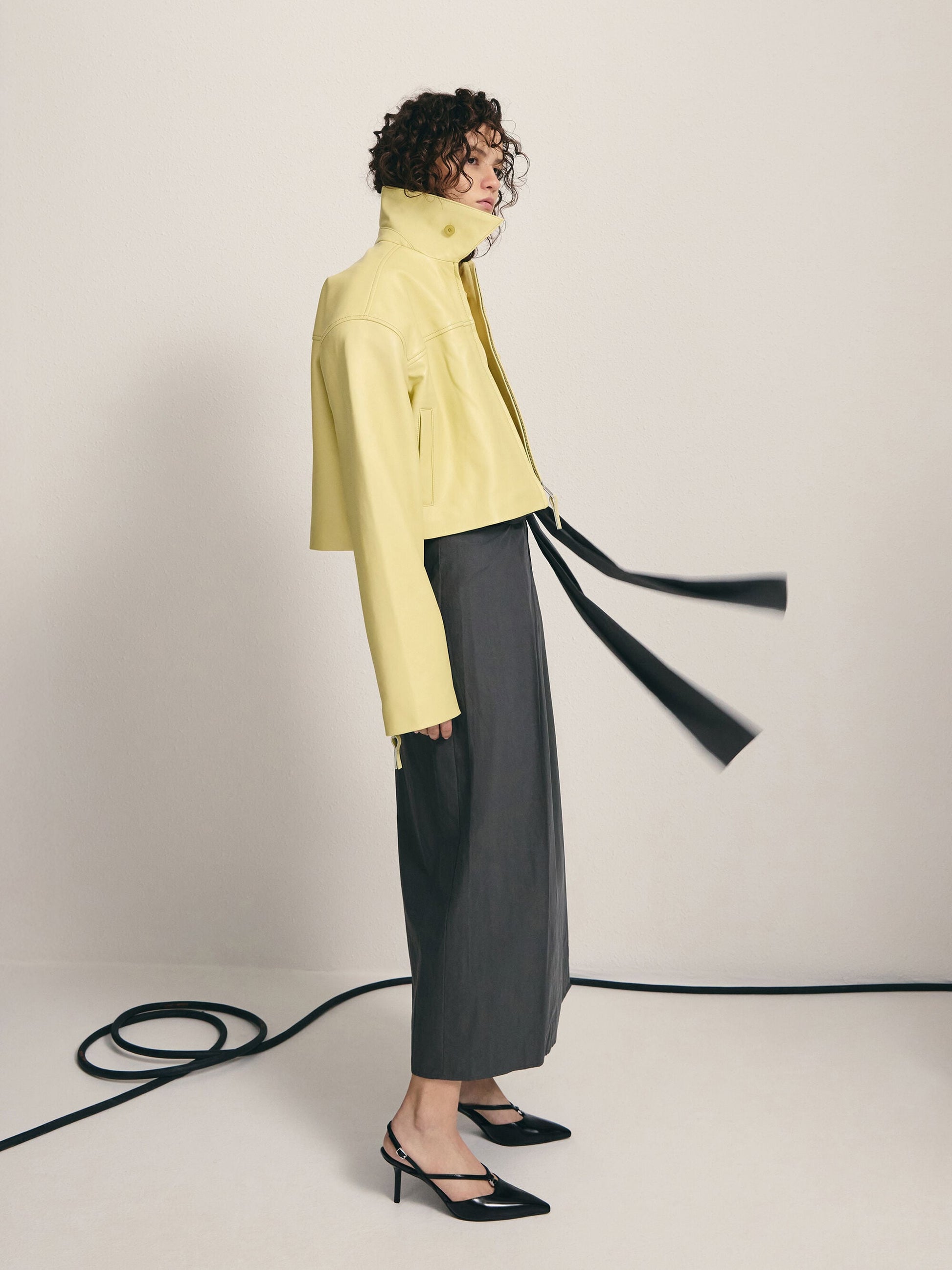 V-Strap Slingback Pumps - Black Box | CHARLES & KEITH