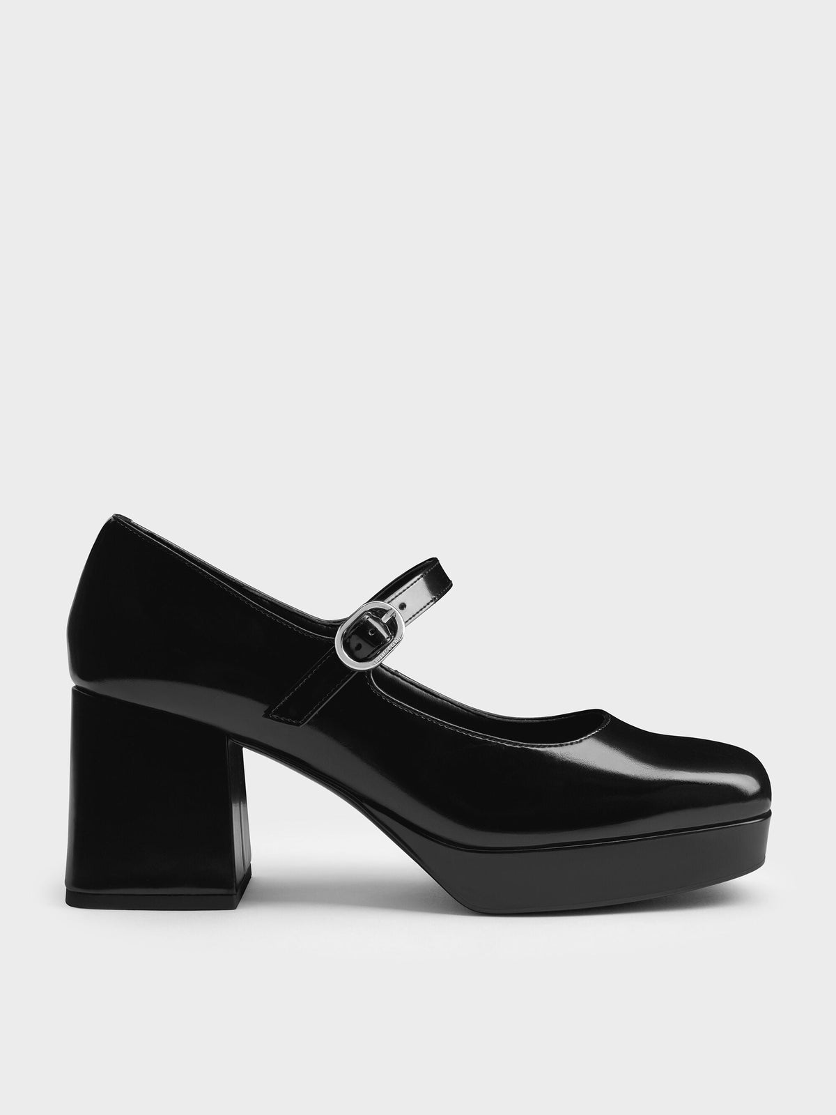 Platform Mary Jane Pumps - Black Box | CHARLES & KEITH