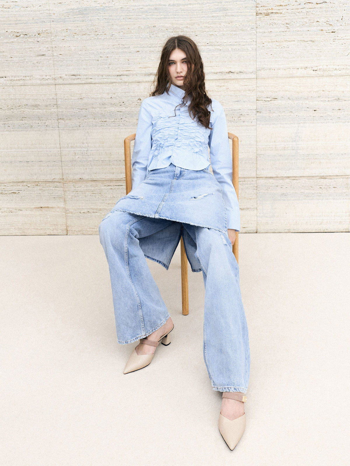 Lando Heeled Mules - Chalk | CHARLES & KEITH