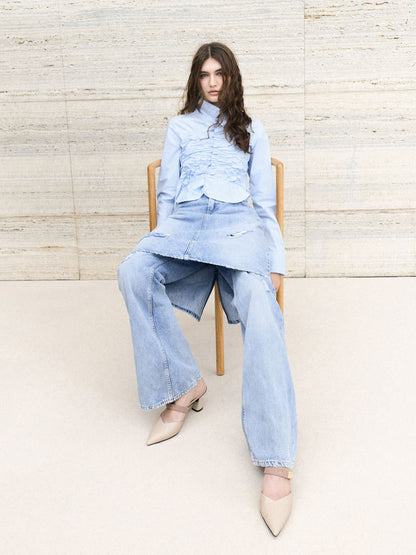 Lando Heeled Mules - Chalk | CHARLES & KEITH
