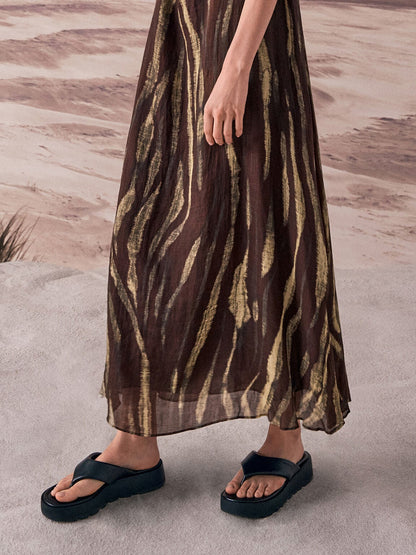 V-Strap Flatform Thong Sandals - Black | CHARLES & KEITH