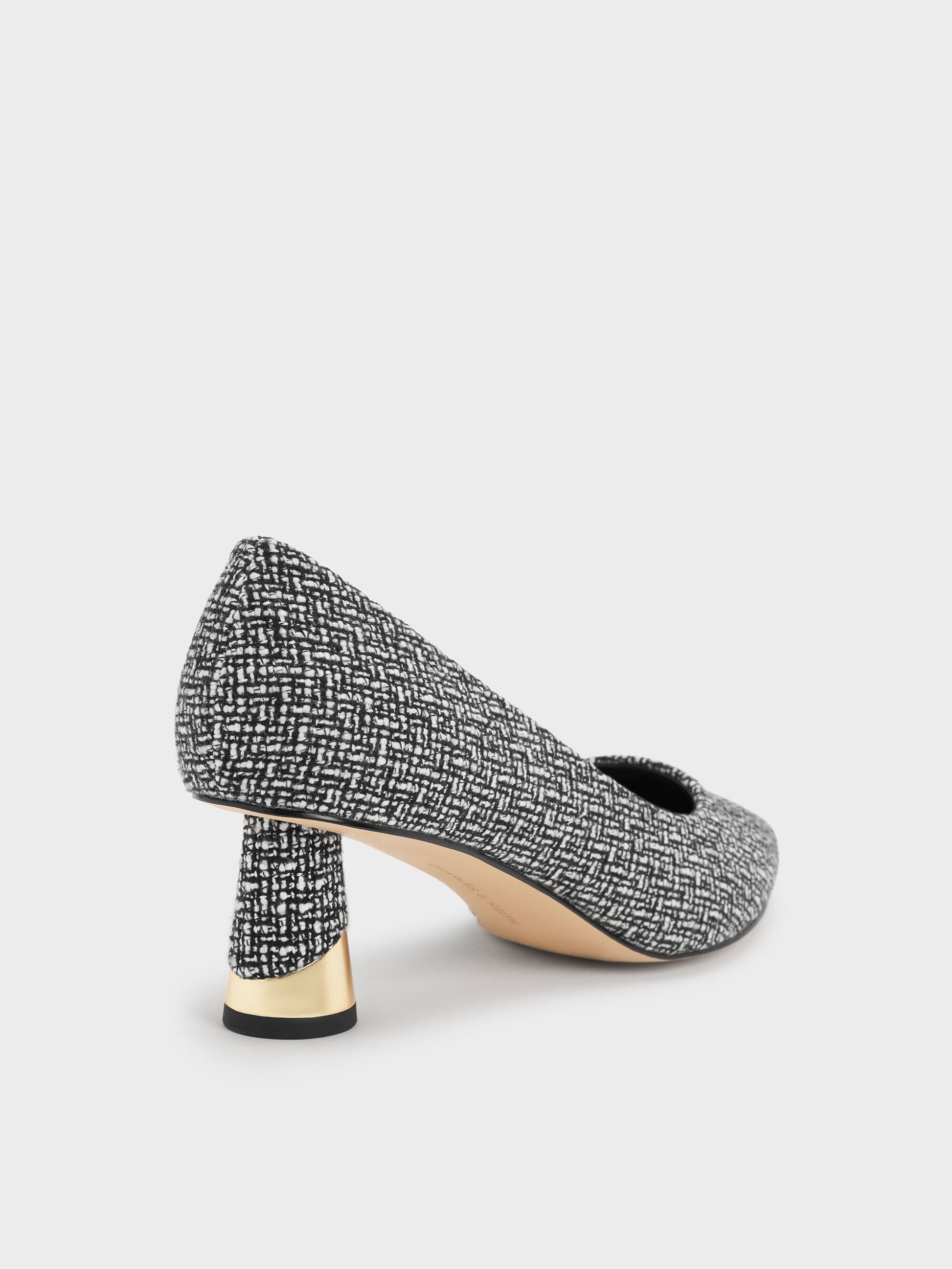 Cammie Tweed Metallic-Heel Pumps - Multi | CHARLES & KEITH
