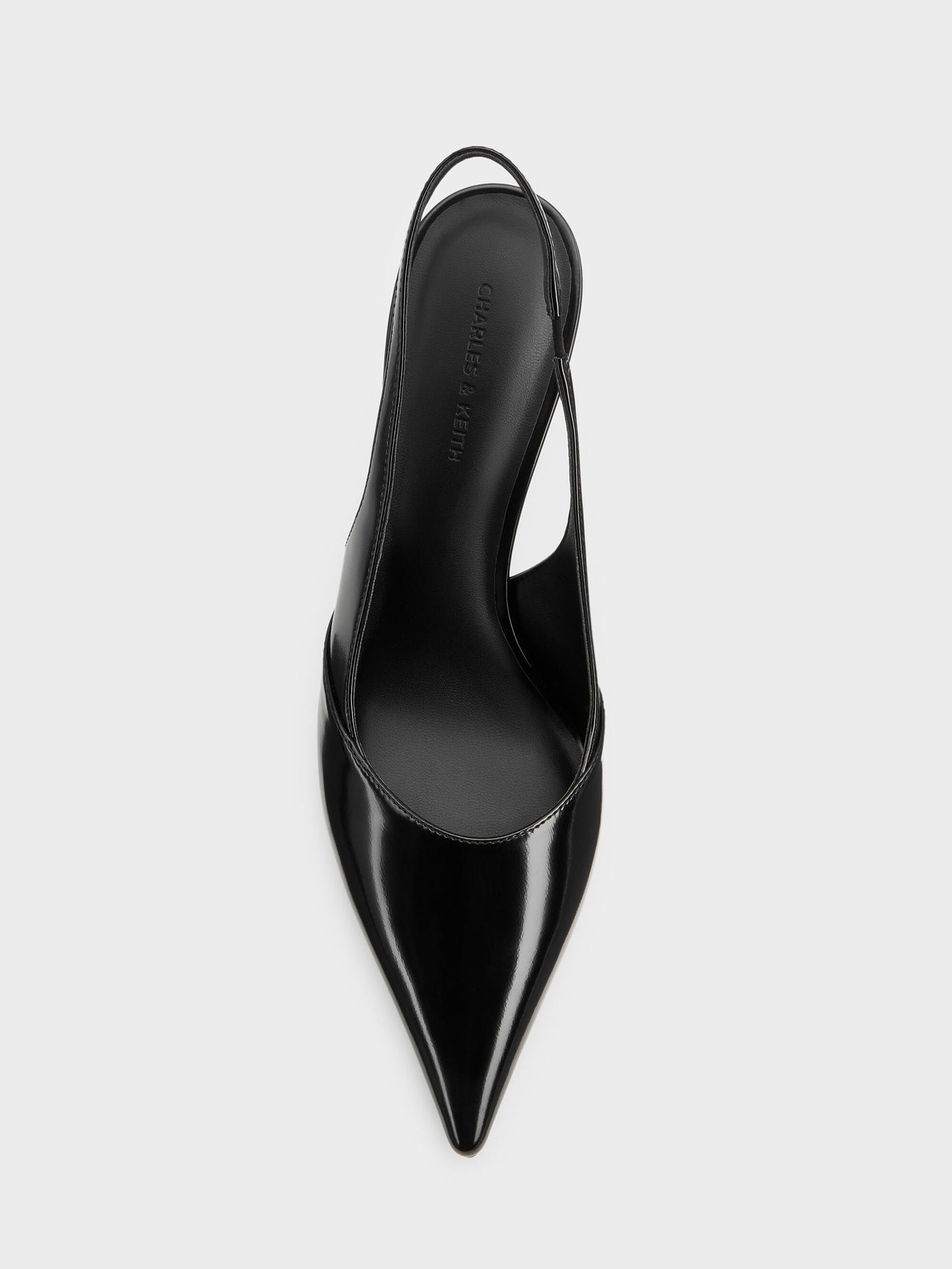 Taylen Slingback Pumps - Black Box | CHARLES & KEITH