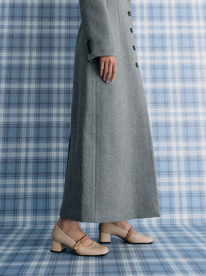 Lando Two-Tone Mary Jane Pumps - Chalk | CHARLES & KEITH