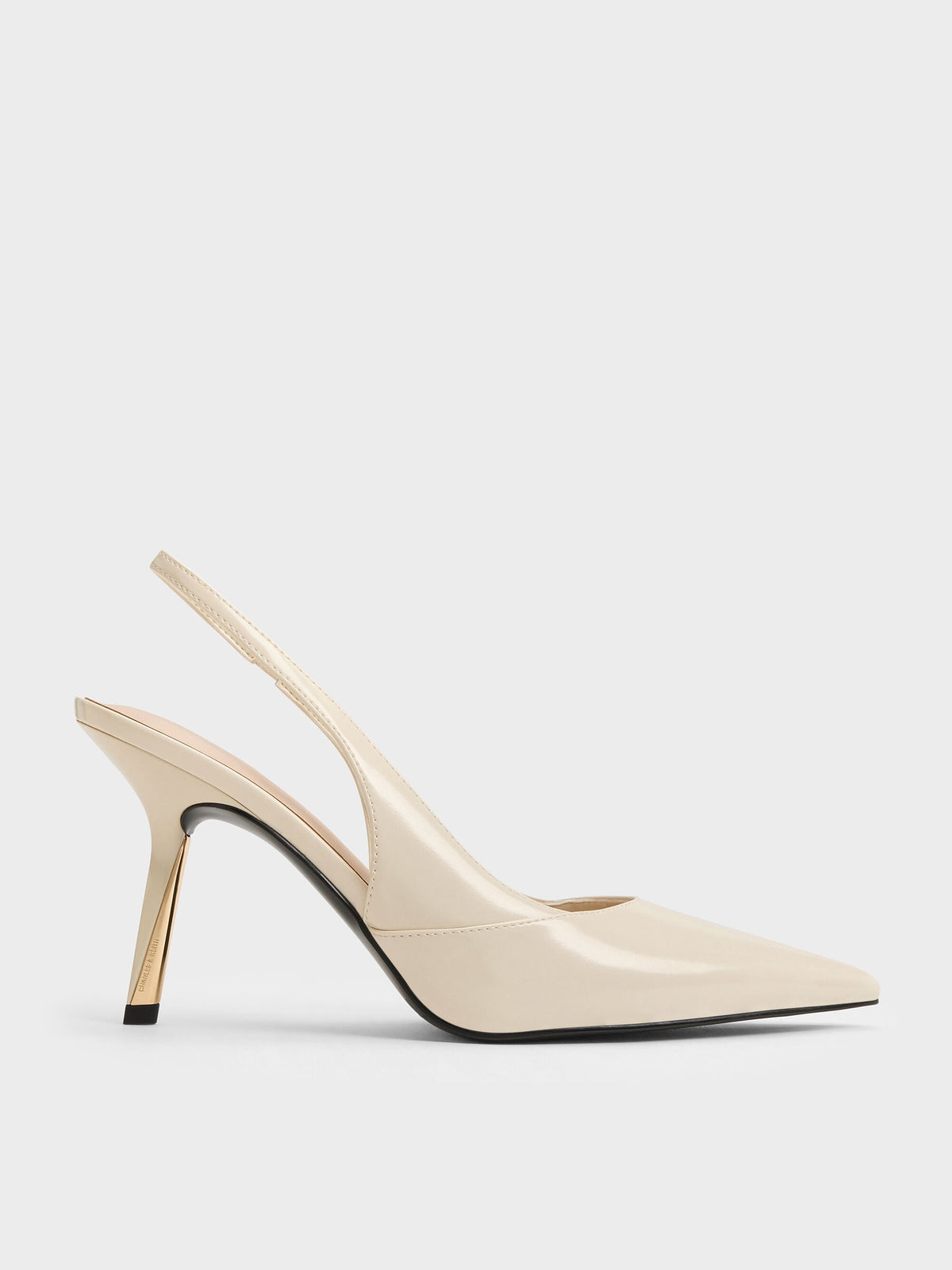 Taylen Slingback Pumps - Beige | CHARLES & KEITH