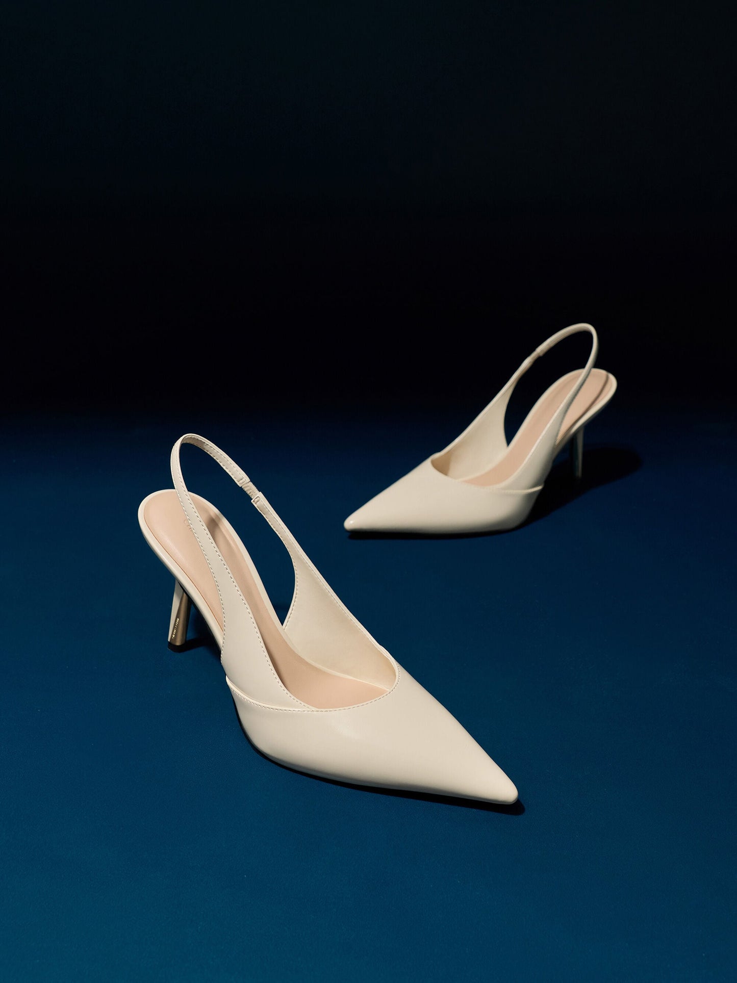 Taylen Slingback Pumps - Beige | CHARLES & KEITH