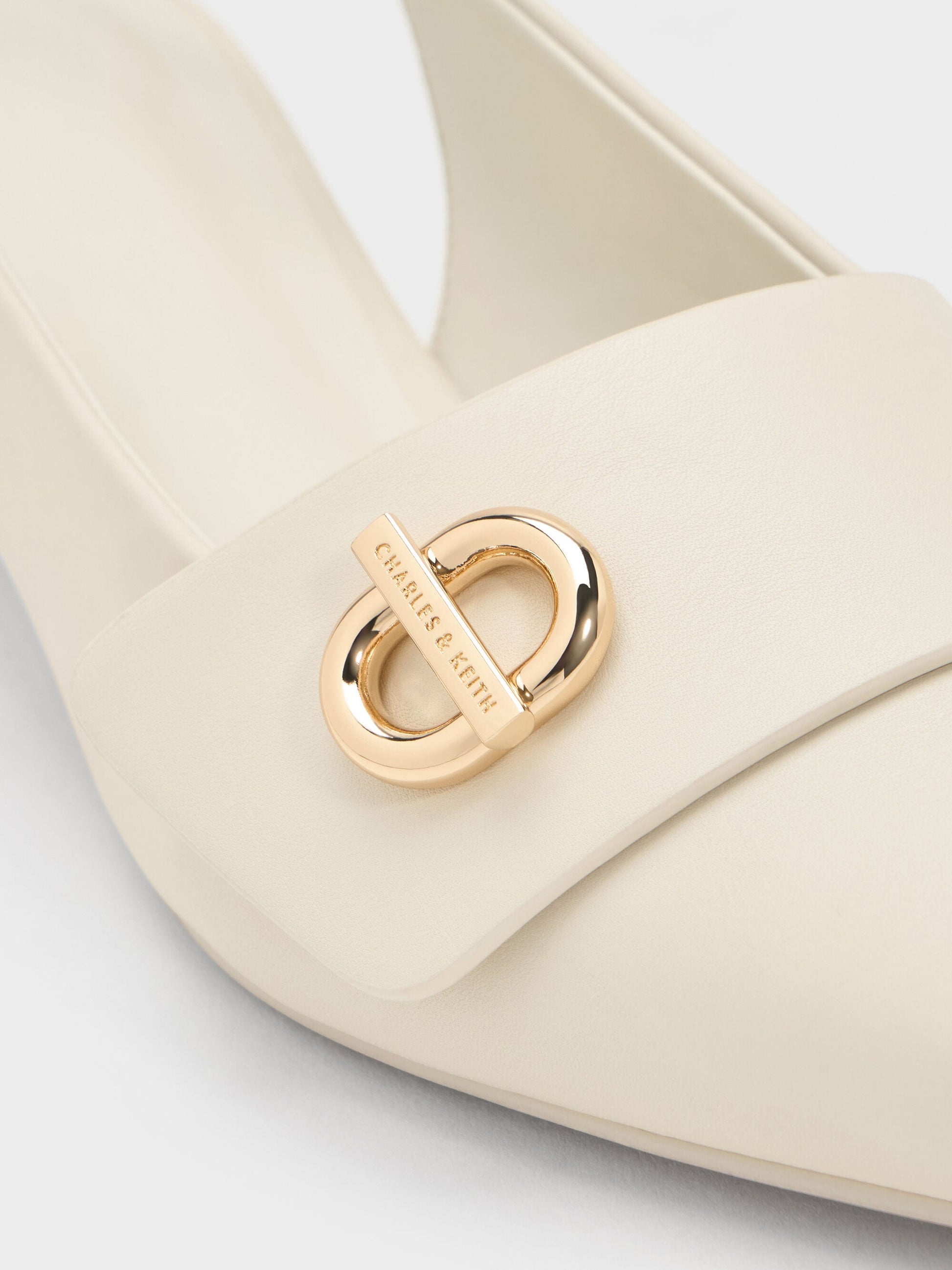 Marley Slingback Pumps - Chalk | CHARLES & KEITH