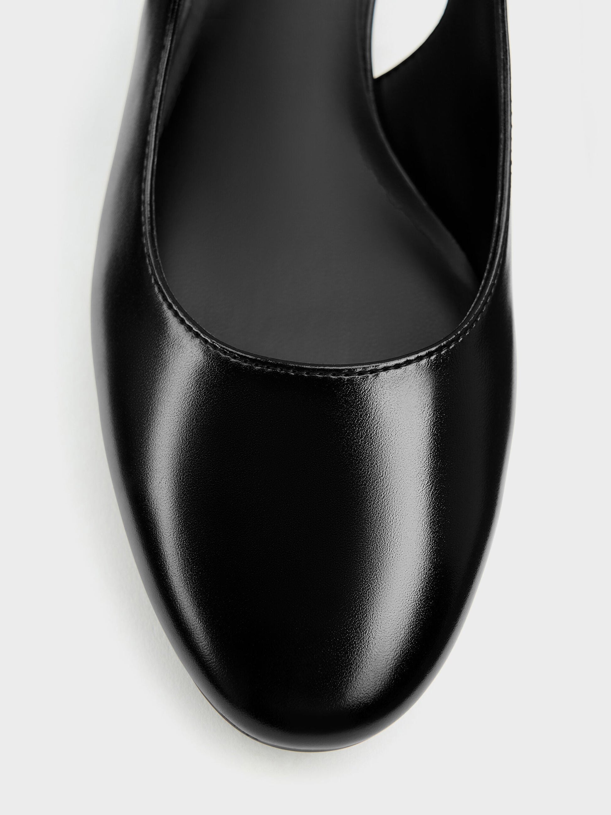 Slingback Mary Jane Pumps - Black | CHARLES & KEITH
