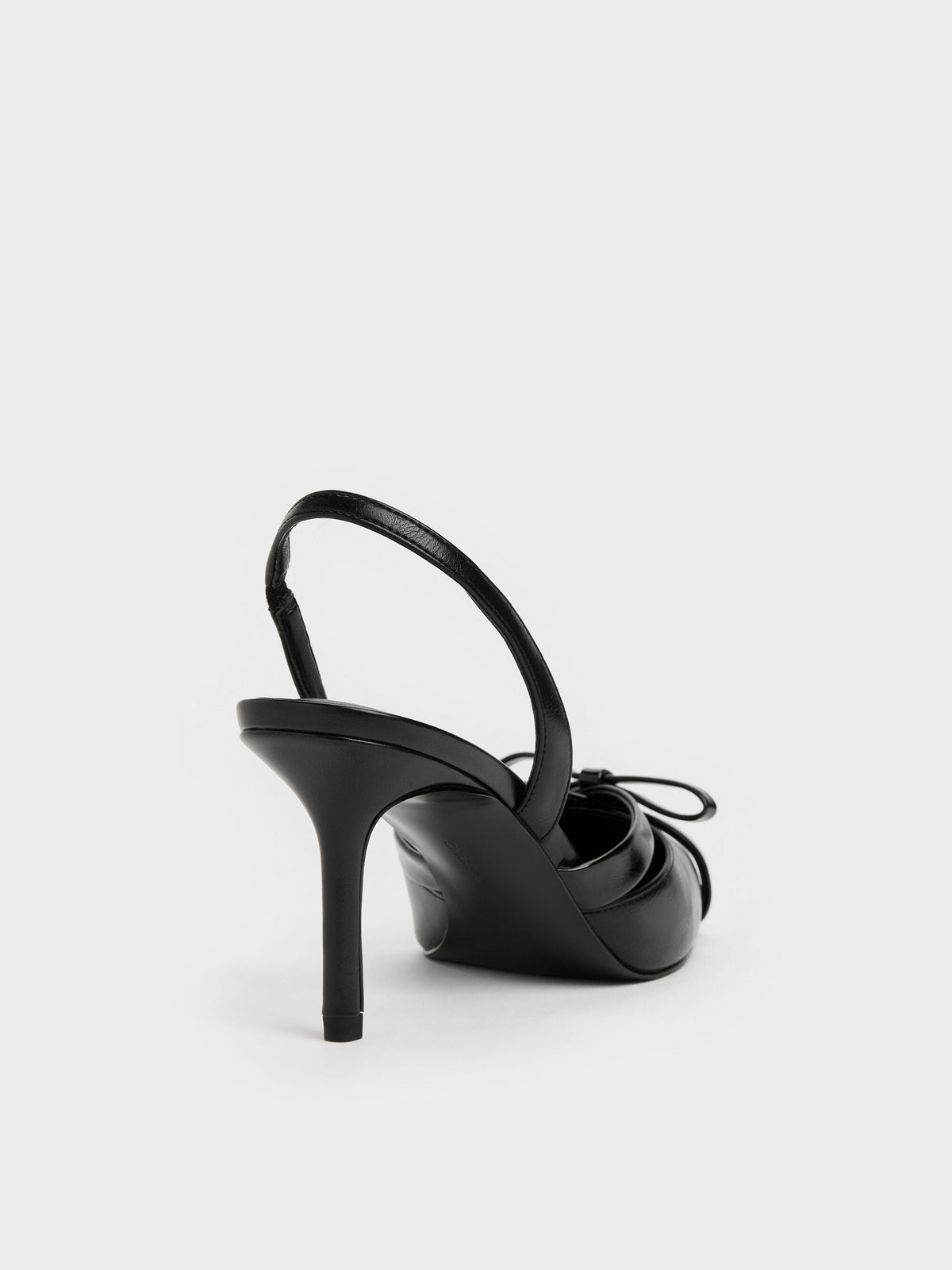 Kaleen Slingback Stilettos - Black | CHARLES & KEITH