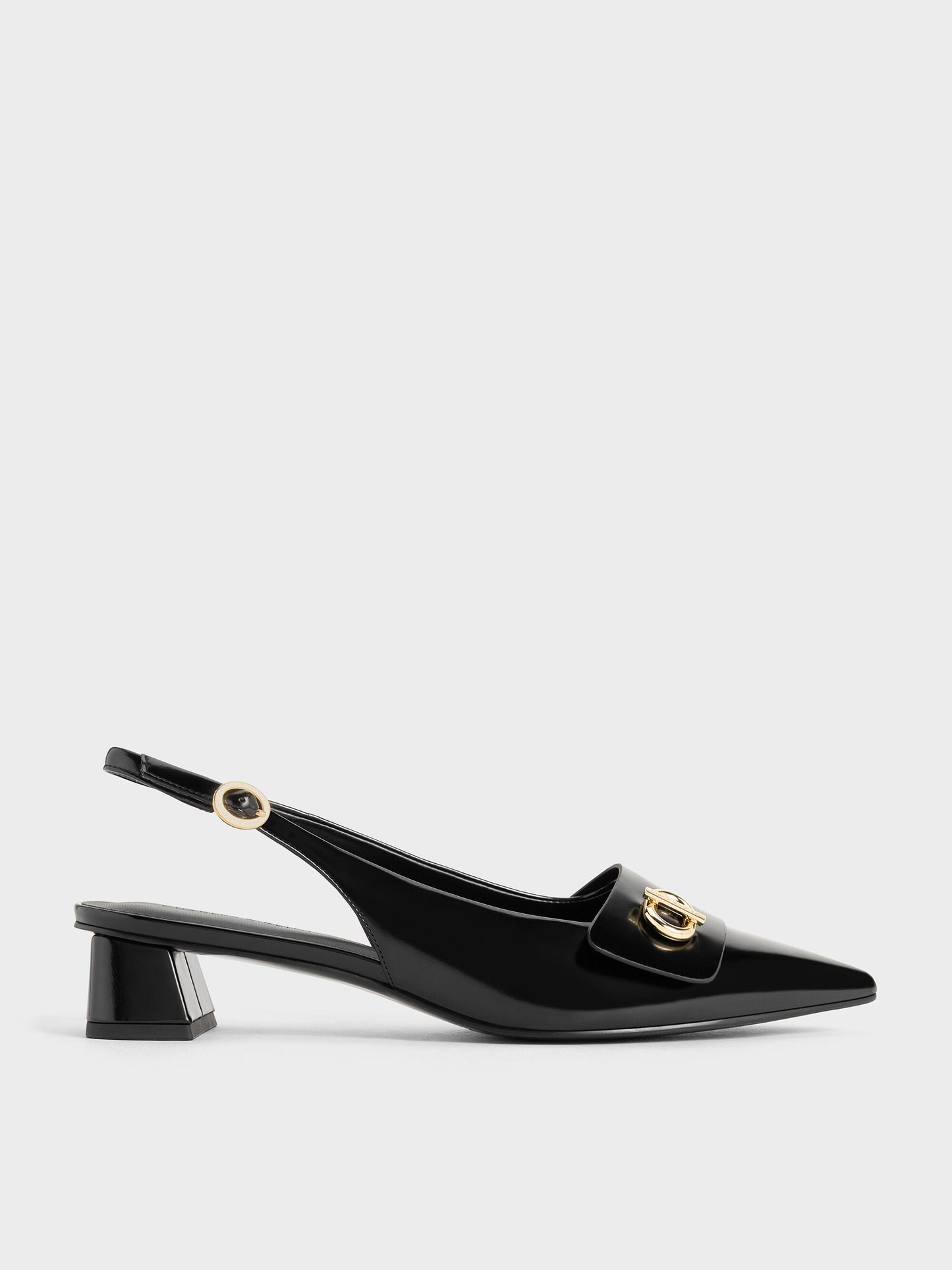 Marley Slingback Pumps - Black Box | CHARLES & KEITH