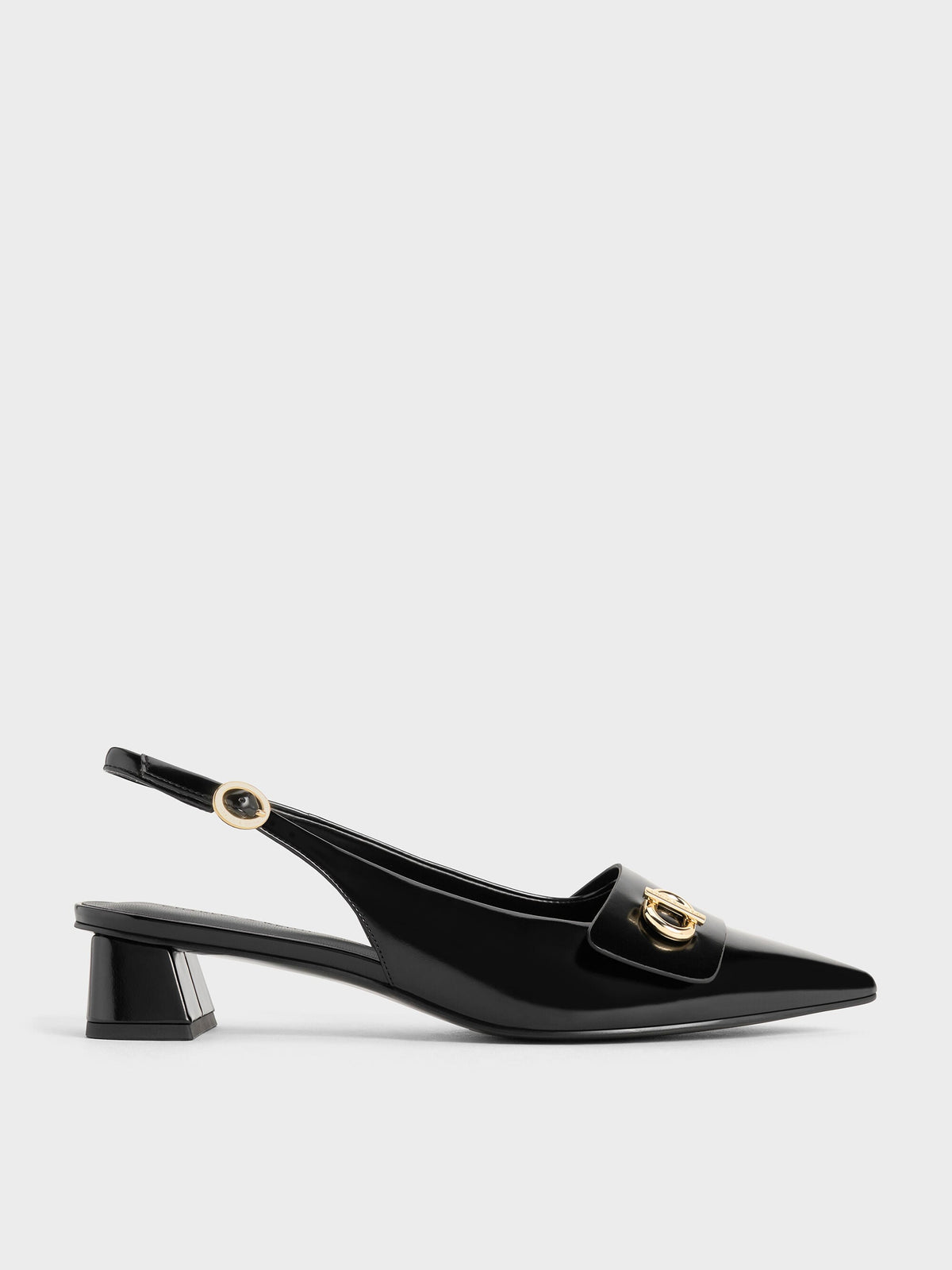 Marley Slingback Pumps - Black Box | CHARLES & KEITH