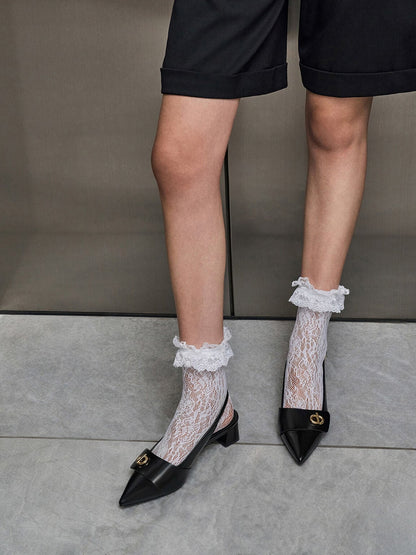 Marley Slingback Pumps - Black Box | CHARLES & KEITH
