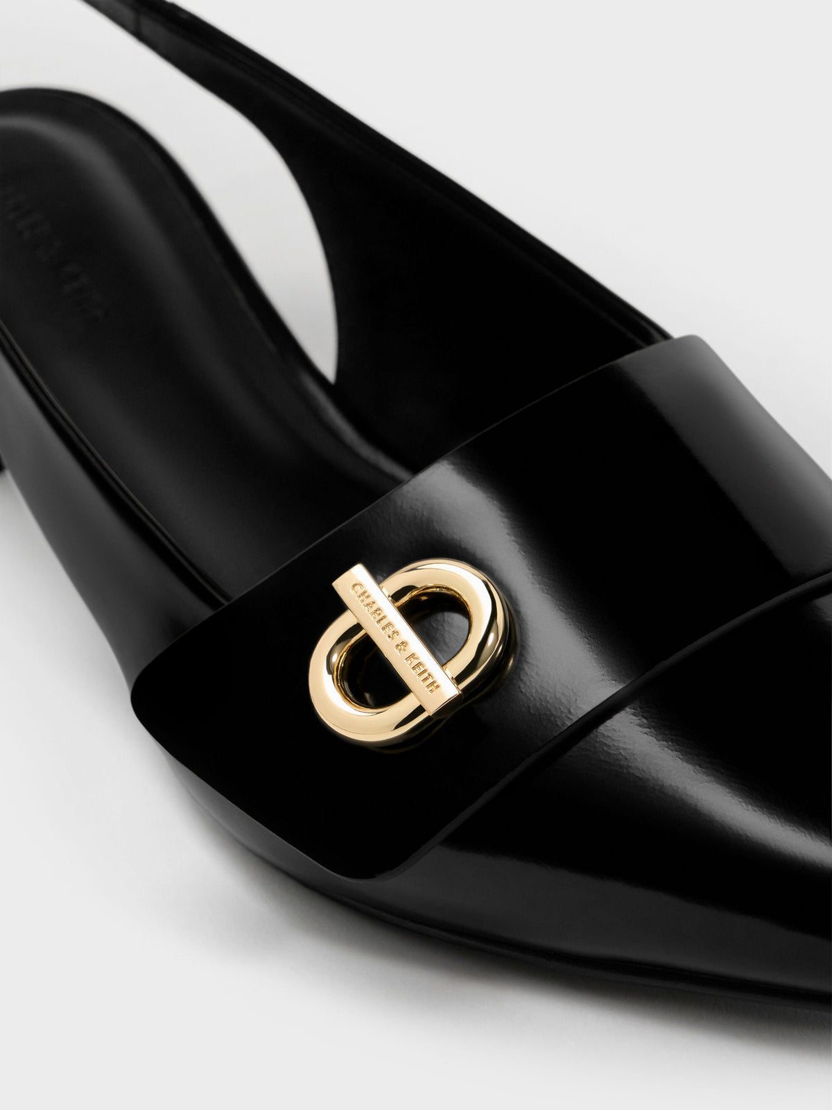 Marley Slingback Pumps - Black Box | CHARLES & KEITH