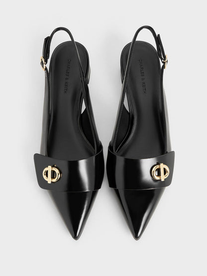 Marley Slingback Pumps - Black Box | CHARLES & KEITH