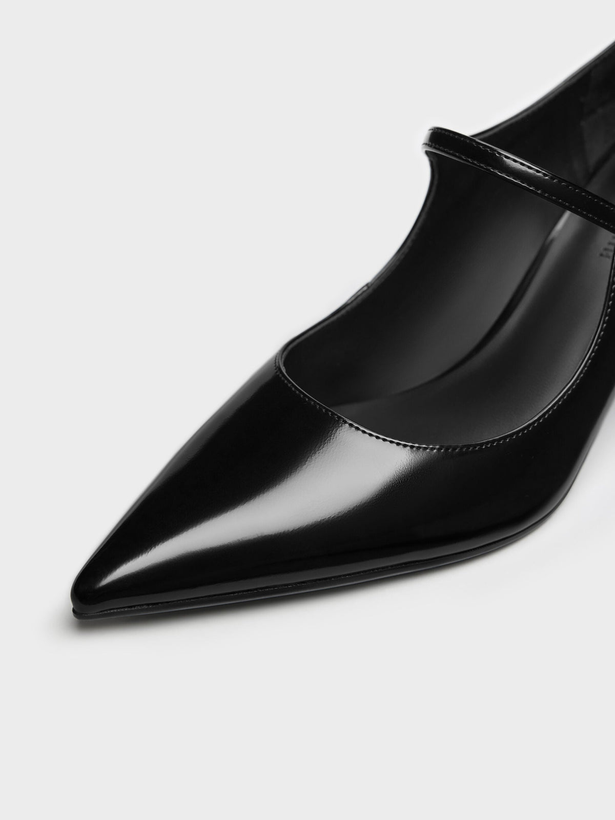 Pointed Mary Jane Pumps - Black Box | CHARLES & KEITH