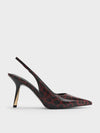 Animal Print Burgundy