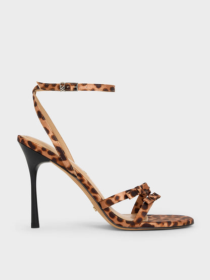 Jessy Bow Stiletto Sandals - Multi | CHARLES & KEITH