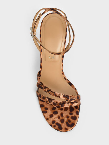 Jessy Bow Stiletto Sandals - Multi | CHARLES & KEITH