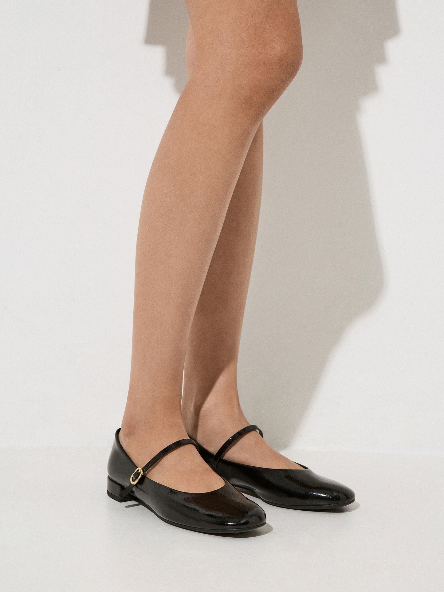 Gertrude Patent Mary Janes - Black Patent | CHARLES & KEITH