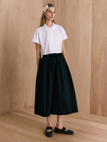 Winona Felt Mary Jane Flats - Black Textured | CHARLES & KEITH