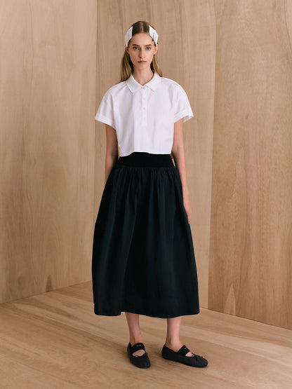 Winona Felt Mary Jane Flats - Black Textured | CHARLES & KEITH