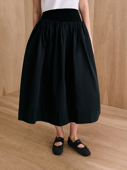 Winona Felt Mary Jane Flats - Black Textured | CHARLES & KEITH