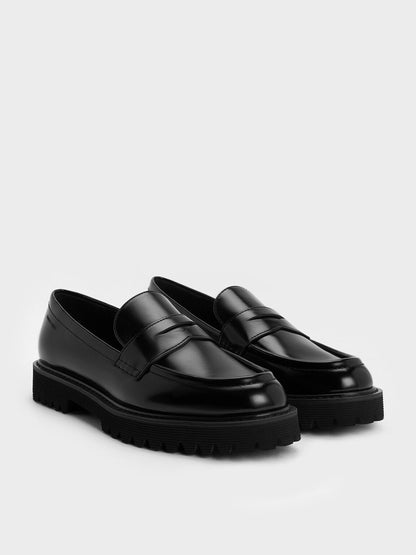 Kaiya Penny Loafers - Black Box | CHARLES & KEITH