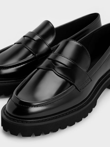 Kaiya Penny Loafers - Black Box | CHARLES & KEITH