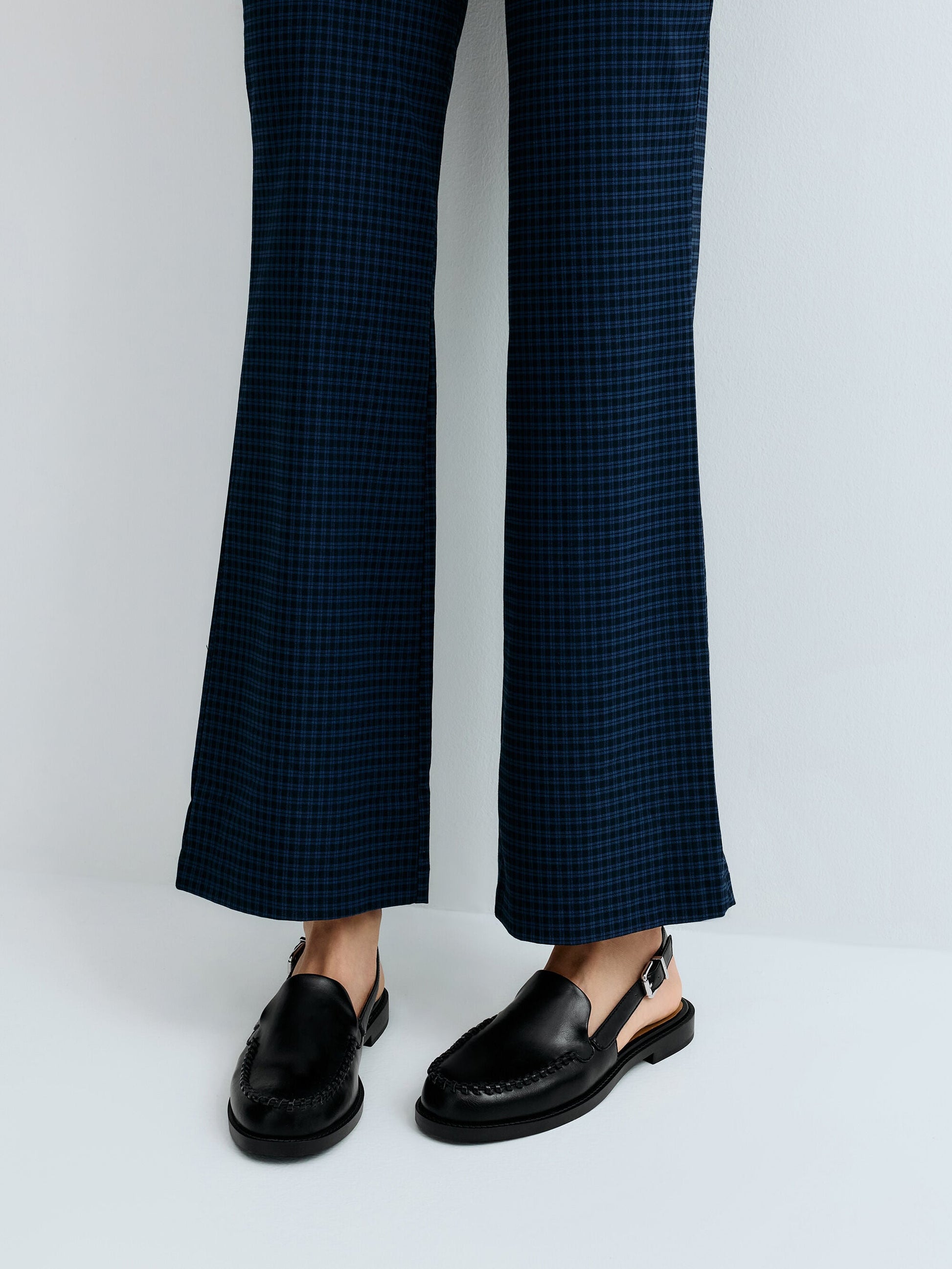 Gale Slingback Loafers - Black | CHARLES & KEITH
