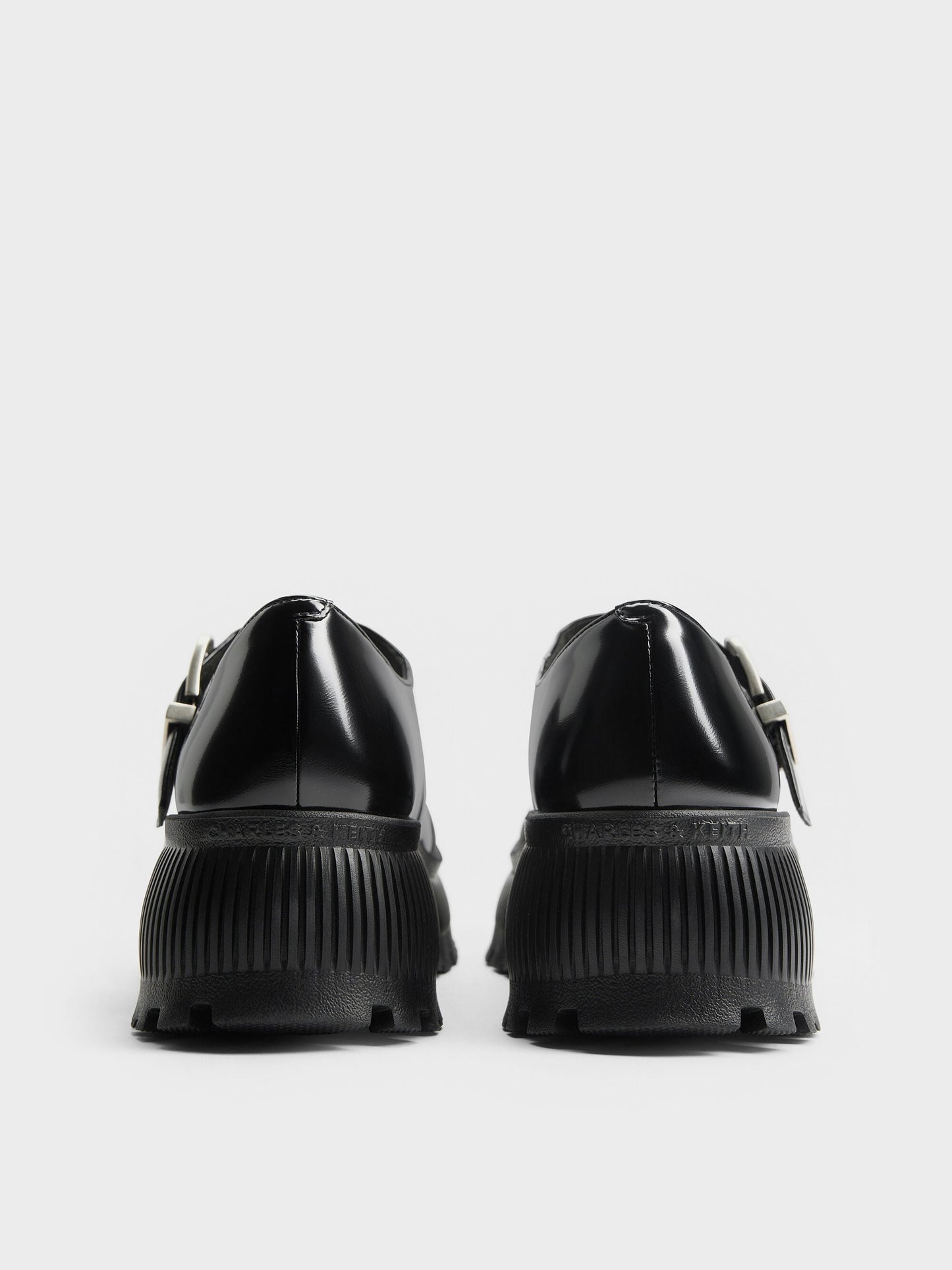 Darra Platform Mary Janes - Black Box | CHARLES & KEITH